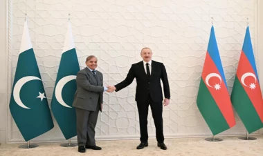 İlham Əliyevlə Şahbaz Şərif arasında telefon danışığı olub