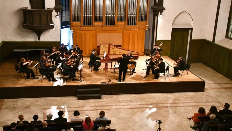 Klavesin Musiqisi Gecəsi baş tutub - FOTOlar