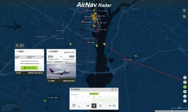 Sərnişin təyyarəsi ilə hərbi təyyarə toqquşma təhlükəsi ilə üzləşdi