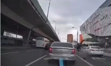 Bakıda diqqətsizlik piyadanın ölümünə səbəb oldu - dəhşətli görüntülər - VİDEO