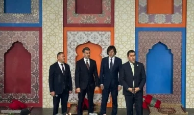 Gürcüstan rəsmiləri Marneulidə Novruz Bayramında - FOTO