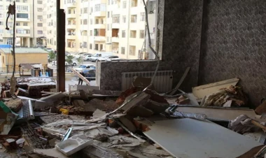 Moskvada yaşayış binasında PARTLAYIŞ - FOTO