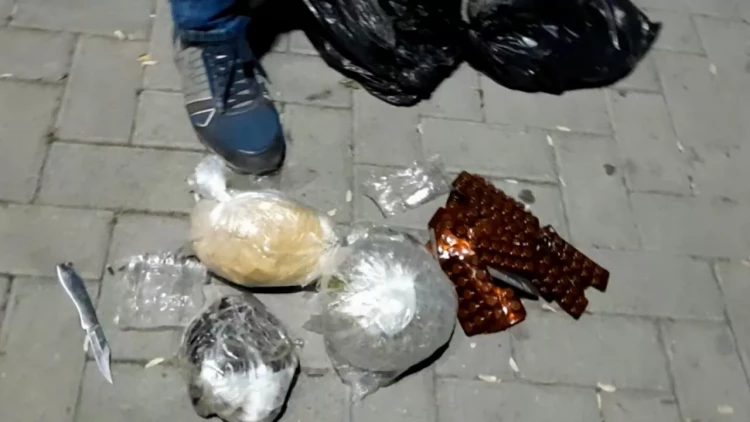 Bakıda narkoşəbəkə üzvü tutuldu - VİDEO - FOTO