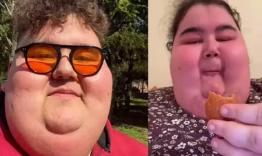 Tiktoker kamera önündə dayanmadan yemək yedi: ÖLDÜ - FOTO