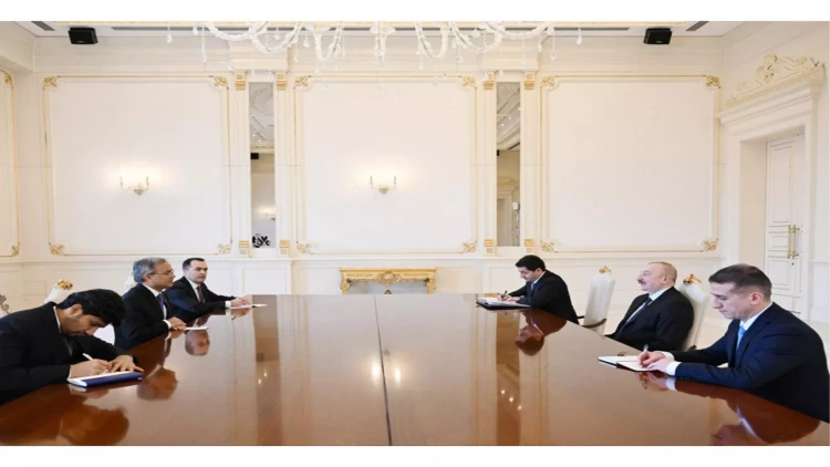 Prezident İqtisadi Əməkdaşlıq Təşkilatının Baş katibini qəbul edib - VİDEO