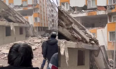 Tehranda bina ÇÖKDÜ - VİDEO