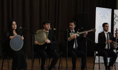 Qaxda “Sənətkarın dostu” layihəsi çərçivəsində Xalq artisti Zabit Nəbizadə ilə görüş keçirilib - FOTO