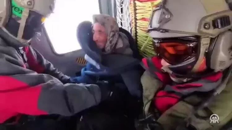 15 gün çovğunda qalan şəxs belə xilas edildi - VİDEO