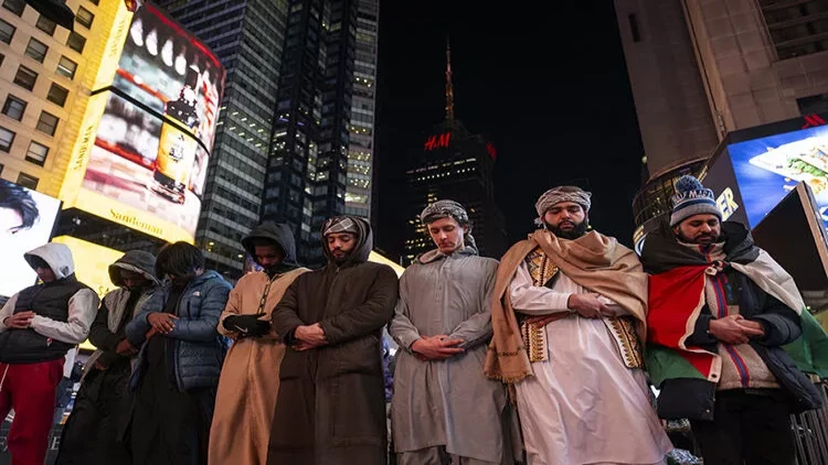 Nyu -Yorkda təravih namazı qılındı - VİDEO