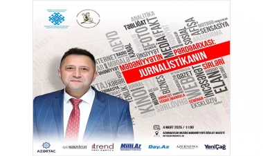 MEMİM-in “Mədəniyyətin pərdəarxası: jurnalistikanın sirləri” adlı yeni layihəsinin ilk qonağı jurnalist Vüqar İmanov olacaq