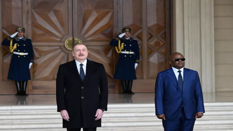 Bakıda Qvineya-Bisau Prezidentinin rəsmi qarşılanma mərasimi olub - VİDEO - FOTO