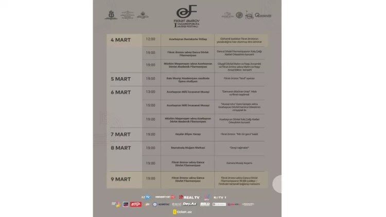 Azərbaycanda ilk dəfə Fikrət Əmirov I Ümumrespublika Musiqi Festivali baş tutacaq - VİDEO - FOTO