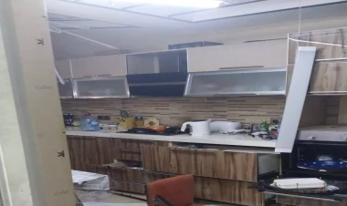 Bakıda yaşayış binasında güclü partlayış oldu - VİDEO - FOTO