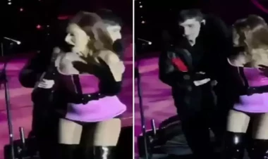 Hadisənin konsertində həyəcanlı anlar - Müğənni özünü itirdi - VİDEO