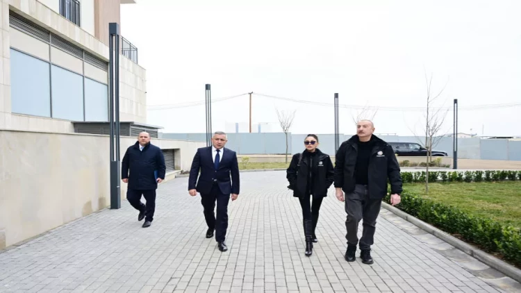 Prezident və birinci xanım “Ağdam Residence” yaşayış kompleksində yaradılan şəraitlə tanış olub - VİDEO - FOTO