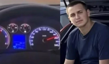 Yüksək sürət həvəsi onu ölümə apardı - Avtomobilində VİDEOsu