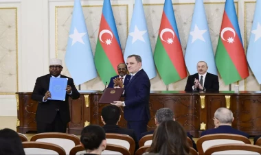 Azərbaycan ilə Somali arasında imzalanmış sənədlərin mübadiləsi mərasimi olub - VİDEO - FOTO