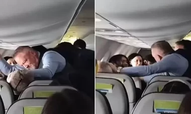 Psixoloji problemləri olan sərnişin təyyarədə hamını ayağa qaldırdı - Uçuş ləğv edildi