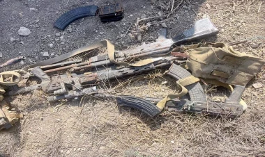 Ağdərədə silah-sursat aşkar edilib - FOTO