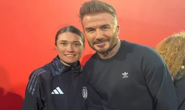 Devid Bekhem oğlu ilə Türkiyəyə gəldi, onlarla görüşdü - FOTOlar