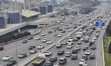 Bakı-Sumqayıt yolunda yenə tıxac var - FOTOlar