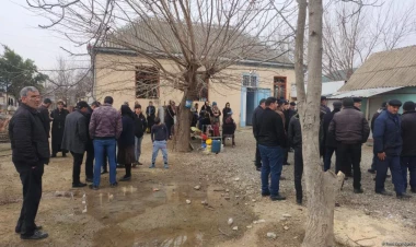 Ağcabədidə partlayışda həlak olan nəvə və babanın FOTOsu