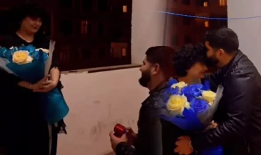 Əməkdar artistin qızı evlilik təklifi aldı - VİDEO