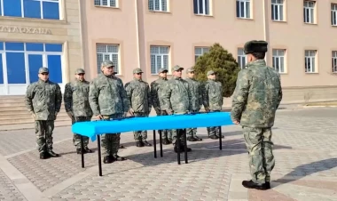 Gənc əsgərlərin hazırlığına xüsusi diqqət göstərilir - VİDEO