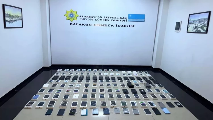 140 ədəd müxtəlif markalı mobil telefon aşkar edilib - FOTO