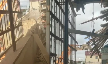 Evlər vətəndaşlar içəridə ola-ola sökülür? - RƏSMİ AÇIQLAMA - YENİLƏNİB - VİDEO