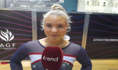 Milli Gimnastika Arenasında çox gözəl atmosfer var - İslandiyalı gimnast