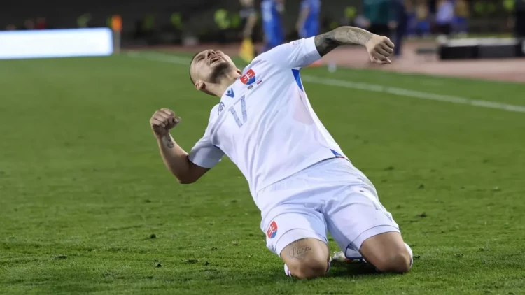 Slovakiyalı futbolçu: 