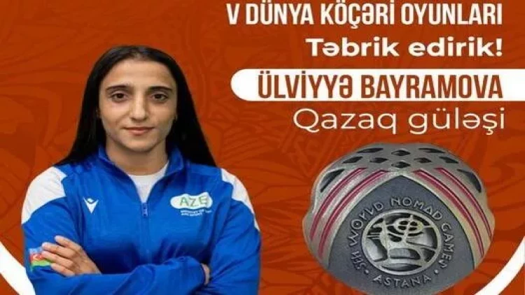Daha bir güləşçimiz Astanada medal qazandı