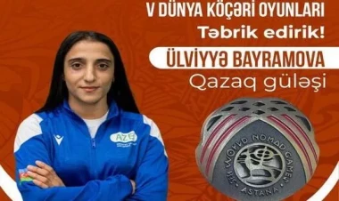 Daha bir güləşçimiz Astanada medal qazandı