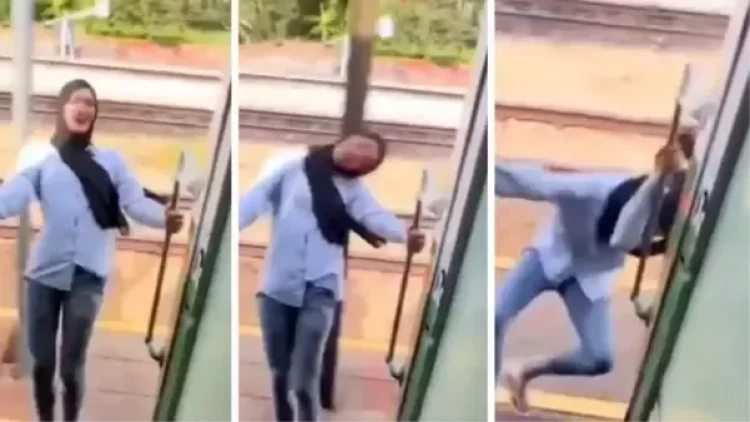 Şəkil çəkdirmək sevdası başına bəla oldu,ölümdən döndü - VİDEO