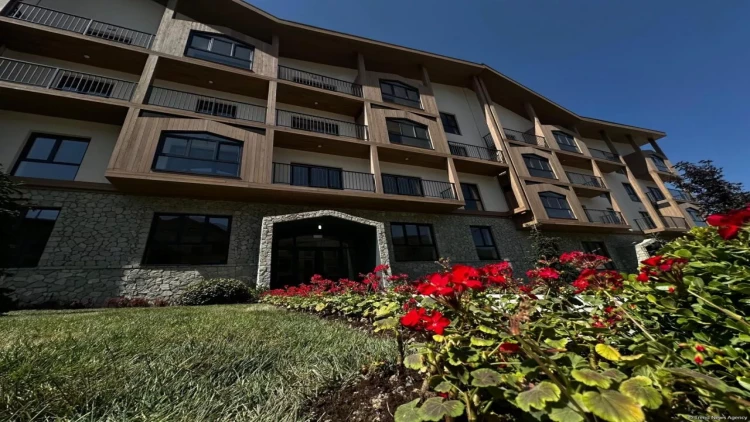 Kəlbəcərdə inşa edilən yaşayış kompleksindən FOTOLAR