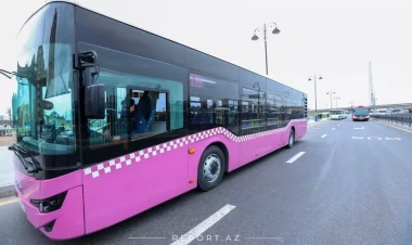 Bakıda bir avtobusun hərəkət cədvəli dəyişdirildi