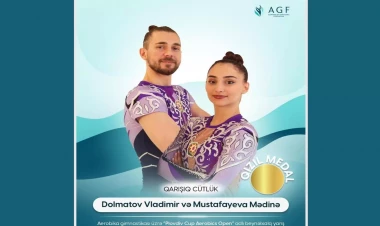 Gimnastlarımız Bolqarıstanda qızıl medal qazandı