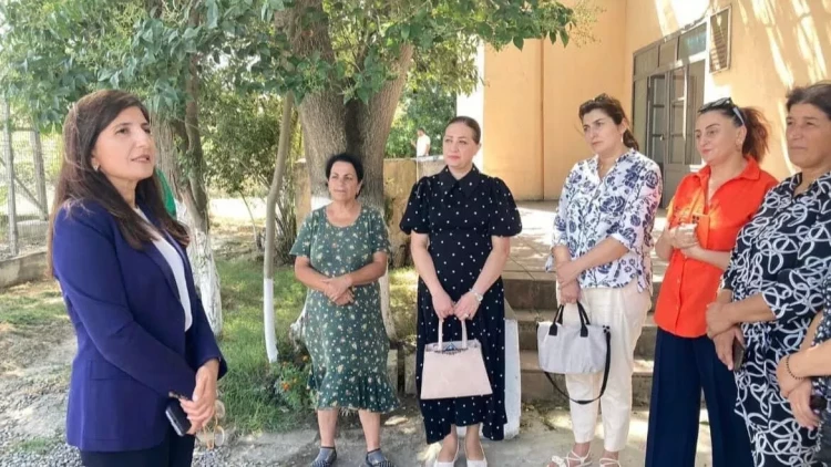 Sevil Mikayılova seçicilərlə növbəti görüşlər keçirib - FOTO