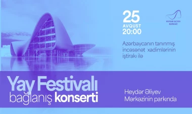 Heydər Əliyev Mərkəzinin parkında konsert olacaq