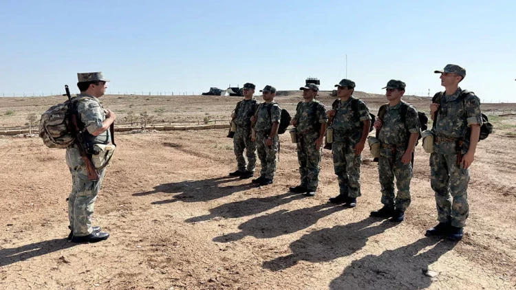 HHM Qoşunlarının radiotexniki bölmələri ilə taktiki-xüsusi təlim keçirilir - FOTO