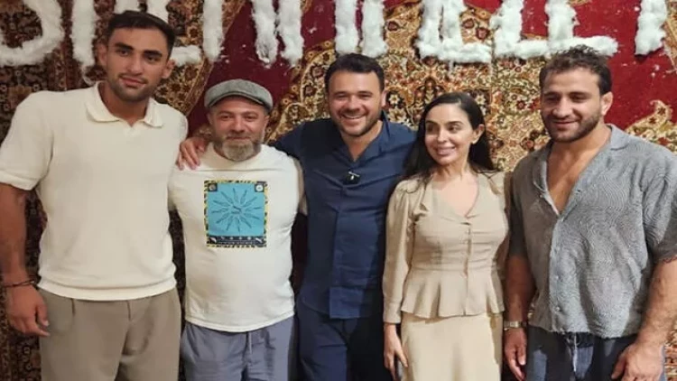 Leyla Əliyeva Hidayət və Zelimlə görüşdü - VİDEO - FOTO