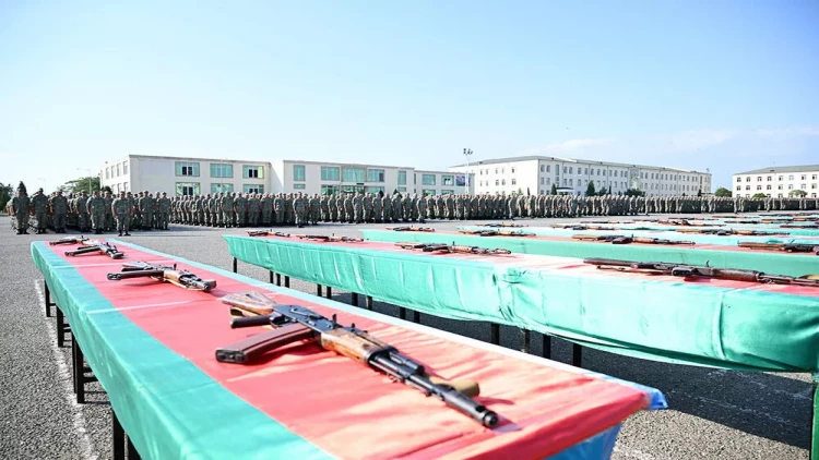 Azərbaycan Ordusunda andiçmə mərasimləri keçirilib - FOTOlar