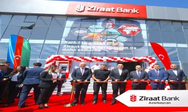 Ziraat Bank Azərbaycan sayca 9-cu filialının açılışını edib - FOTO