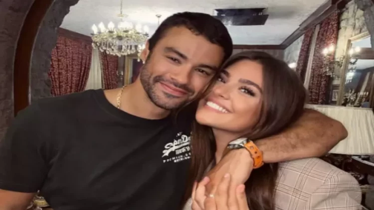 Van Dammın azərbaycanlı gəlini əri ilə dənizdə - FOTO