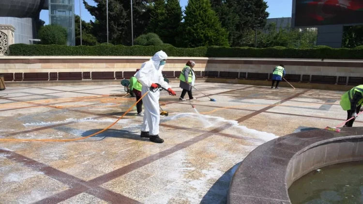 Bakını gözəlləşdirmək uğrunda... - FOTO