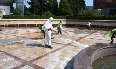 Bakını gözəlləşdirmək uğrunda... - FOTO