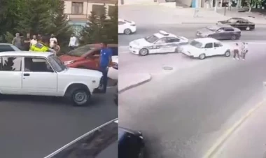 Axşamçağı Bakını bir-birinə qatdı... - VİDEO