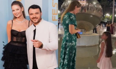 Emin Ağalarov xanımını belə təbrik etdi
