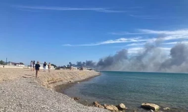 Krımda aerodrom ərazisində partlayış